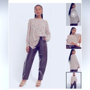 Cream Dotted Sweater